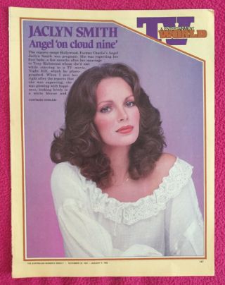 Jaclyn Smith Angel On Cloud Nine 3 Page Article / Clipping 1981 (adam Ant)