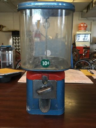 Antique Candy Machine Top Only No Stand (sharp)