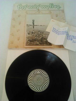 The Way We Live - A Candle For Judith Lp,  Handwritten Letter From John Peel
