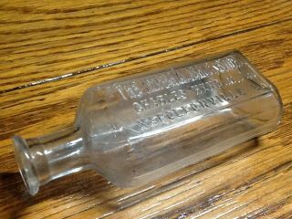 Vintage Antique Old Bottle Medicine Napoleonville Louisiana Attic Found