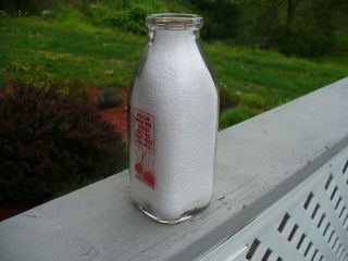 Ritchey Richey ' s Dairy Pint Milk Bottle Martinsburg Pa Blair County 4