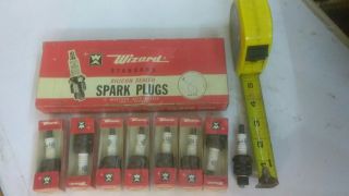 8 Wizard L1251 35s Standard Spark Plugs Set Boxed Automobile Car Repair Antique