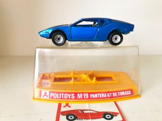 Politoy De Tomaso Pantera - No.  M - 19 - A - - 1972 Release - Rare