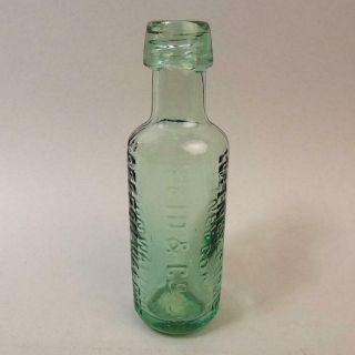 Scarce Victorian Watney Comb Reid Saffron Walden Glass Beer Bottle