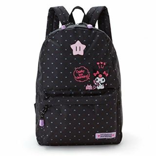 Kuromi Black Backpack Heart Kawaii Sanrio F/s Japan