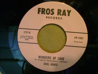 Mint/m - Orig Northern Soul 45 Soul Gents Wonders Of Love/if I Should Win Your