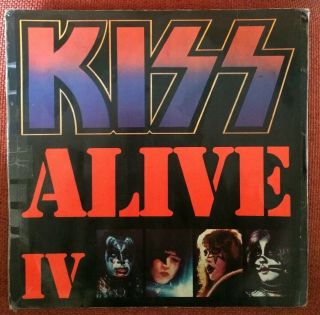 Kiss Alive Iv - Chile Rare Album 1978 G