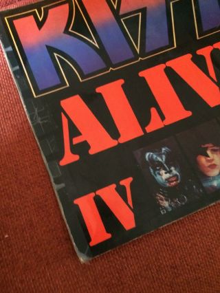 KISS ALIVE IV - CHILE RARE ALBUM 1978 G 3