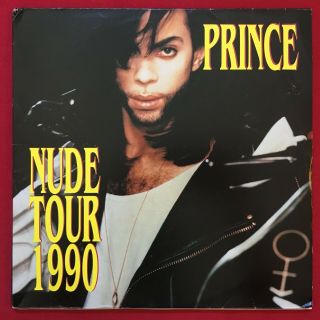 Prince Nude Tour 1990 3 Lp Rare Colored Vinyl Blue Pink Purple France Import