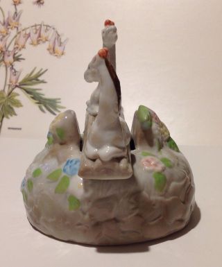 Giraffe Music Box Plays Its A Small World Glazed Ceramic Sea Saw Goes Up & Down 2