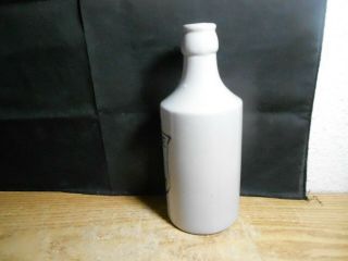 GINGER BEER W.  BISCOMBE PLYMOUTH STONEWARE BOTTLE POTTERY CROCK VINTAGE 5