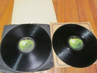 The Beatles White Album No 0047476 Uk 1st Press D/lp Apple Pmc 7067/8 1968