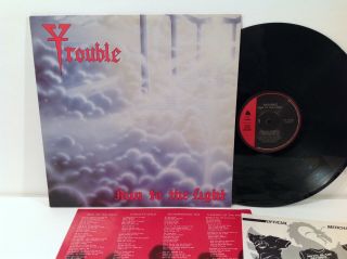 Trouble - Run To The Light - Enigma Metal Blade 1987 W/ Insert - Doom Metal Vg,