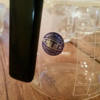 RARE Vintage Nescafe Nestle World Globe Clear Glass Coffee Tea Mug Cup 6oz Set 5