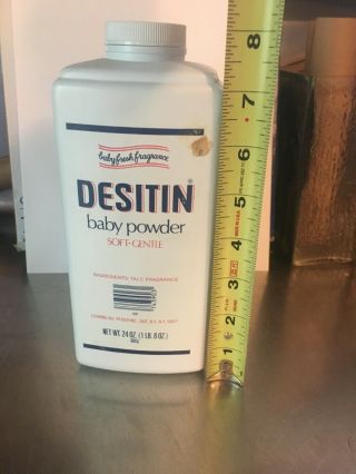 Destin Baby Powder 24 Oz.  Vintage Full But Not /pre Owned