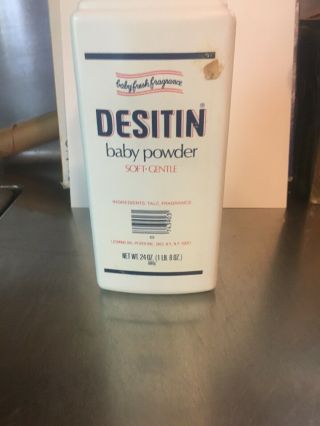 Destin Baby Powder 24 oz.  Vintage Full But Not /pre Owned 5