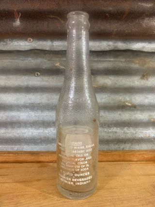 Vtg 50s 7 - 57 LIGONIER BEVERAGES 8 Oz Glass Soda Pop Bottle INDIANA CRATE 2 WOW 4
