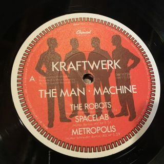 [ROCK/POP] EXC LP KRAFTWERK The Man Machine [Original 1978 EMI Issue] 6