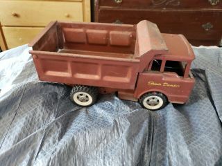 Vintage Brown Copper Structo Dumper Dump Truck