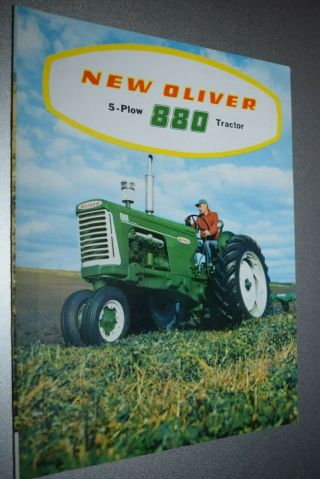 Antique Oliver 880 Tractor Brochure
