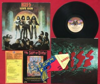 Kiss Love Gun Lp (1977) Bang Gun,  Merch Form,  Inner Casablanca Nblp 7057