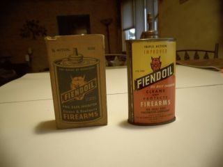 Vintage Fiendoil Firearms Oil Handy Oiler Can