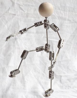 Model Armature kit for animation,  stop motion or just fun,  stainless steel. 7