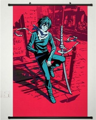 60 90cm Home Decor Anime Japanese Poster Wall Scroll Hot Noragami Yato Cosplay