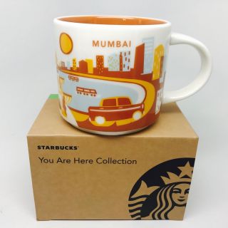 Mumbai India Starbucks Mug You Are Here City Yah 16 Oz W/sku Coffee Nip