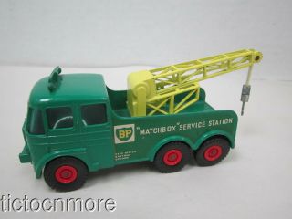 Vintage Lesney Matchbox King Size No.  12 Foden Breakdown Tractor Bp Tow Truck