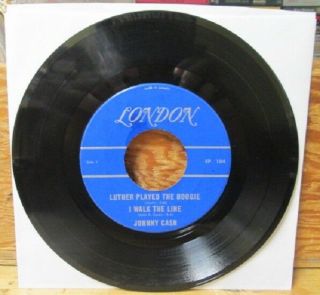 Johnny Cash 4 Song Ep 104 45 Rpm Rare Sun London Canada Promo 59 Luther Boogie