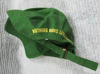 Nothing Runs Like A John Deere Green Owner ' s Edition Farm Trucker Hat S/H 2