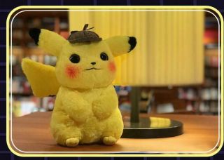 Pokemon Detective Pikachu Plush Doll Stuffed Toy Movie 2019 Cos Gift 11 "