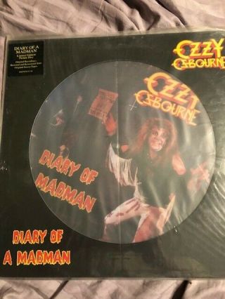 Ozzy Osbourne Diary Of A Madman Picture Disc Vinyl