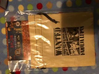 Lupin The Third Money Bag Shaped Pouch Japanese Lottery Prize Rare Collectable