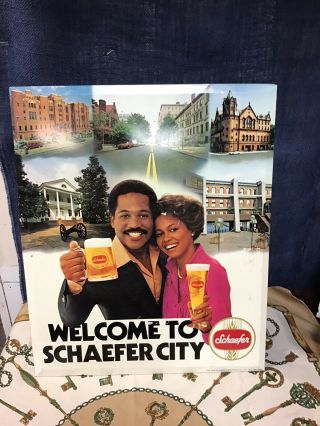 Vintage Schaefer Beer Sign