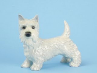 Vintage Goebel Dog Figurine West Highland White Terrier Westie W Germany