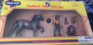 Breyer Western Games Blue Roan Morgan Horse Paddock Pal Gift Set Toy 1622 Nib