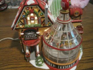 DEPARTMENT 56 M & M ' S NORTH POLE SERIES M & M CANDY FACTORY LIGHT & MOTION 5
