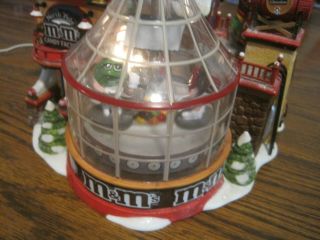DEPARTMENT 56 M & M ' S NORTH POLE SERIES M & M CANDY FACTORY LIGHT & MOTION 6