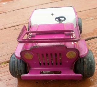 TONKA JEEP WITH RARE REMOVABLE CONVERTIBLE TOP COLLECTABLE 5