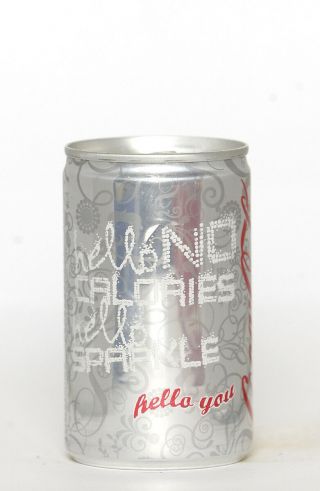 2008 Coca Cola Light Can From The Netherlands,  Hello No Calories (150ml)