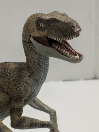 Papo Velociraptor Figure 2005 First Edition Brown Jurassic Park Likeness