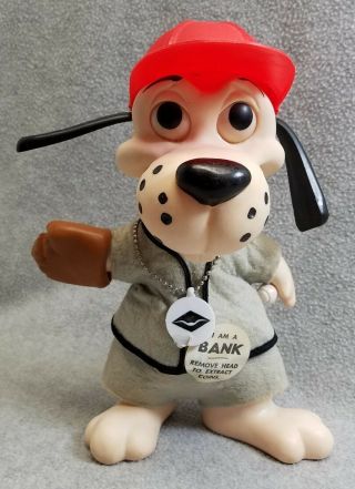 Vintage Roy Des Of Fla.  1968 Dog Baseball Coin Bank Collectible Toy 9”
