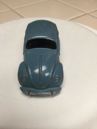 Vintage Dinky Toys Cast Metal Volkswagen Beetle (bug) 181