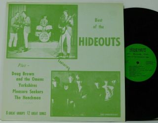 Various Artists Lp The Best Of The Hideouts On Hideout Detroit Garage 2nd Press