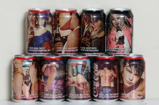 2016 Coca Cola 9 Cans Set From Romania,  Taste The Feeling