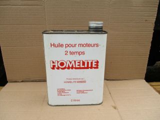 Vintage Homelite Chainsaw Oil Can,  Ideal Garage Display With Petrol Pump
