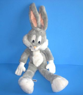 (t10) 1997 Warner Brothers Bros Looney Tunes Bugs Bunny Plush Toy 25 "