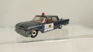 Dinky Toys Ford Fairlane Rcmp Police Car With Figurines Vintage Toy Car